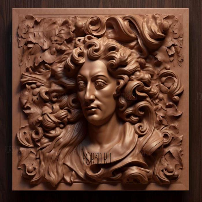 Henry Purcell 1 stl model for CNC